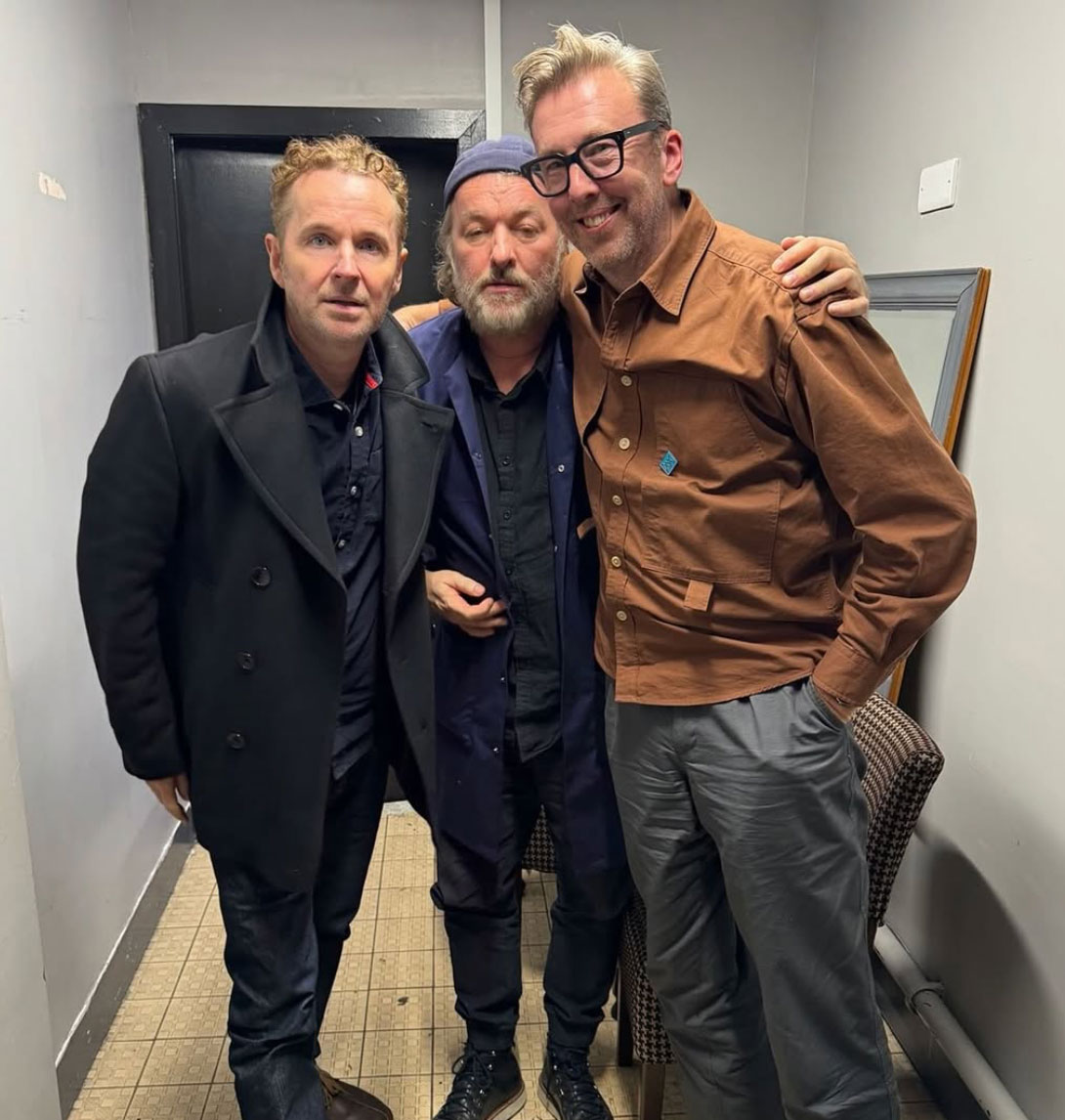 Damian Morgan with the band Doves